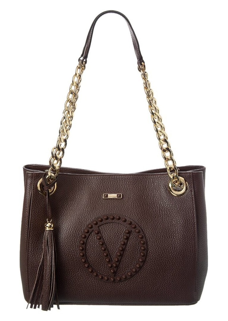 Valentino by Mario Valentino Luisa Rock Leather Shoulder Bag