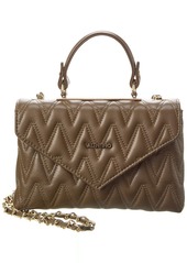 Valentino by Mario Valentino Lynn D Plate Leather Shoulder Bag