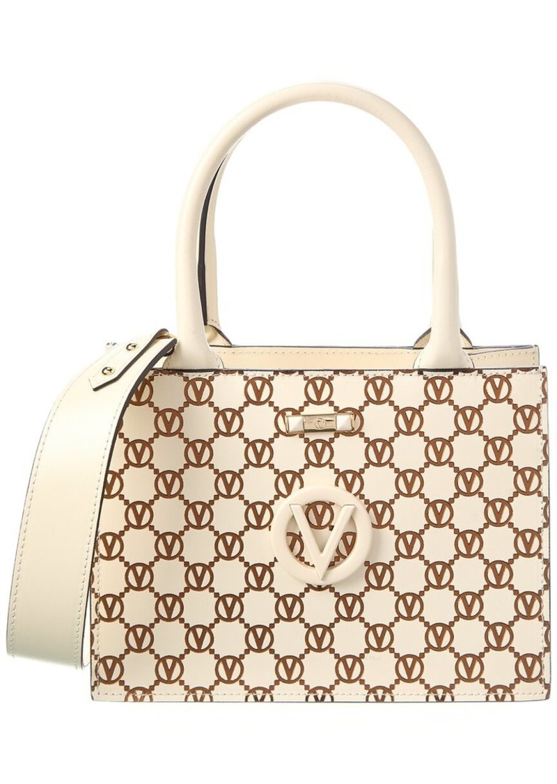 Valentino by Mario Valentino Marie Monogram Leather Tote