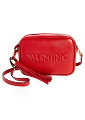 VALENTINO BY MARIO VALENTINO Mia Embossed Crossbody Bag in Flame Red at Nordstrom Rack
