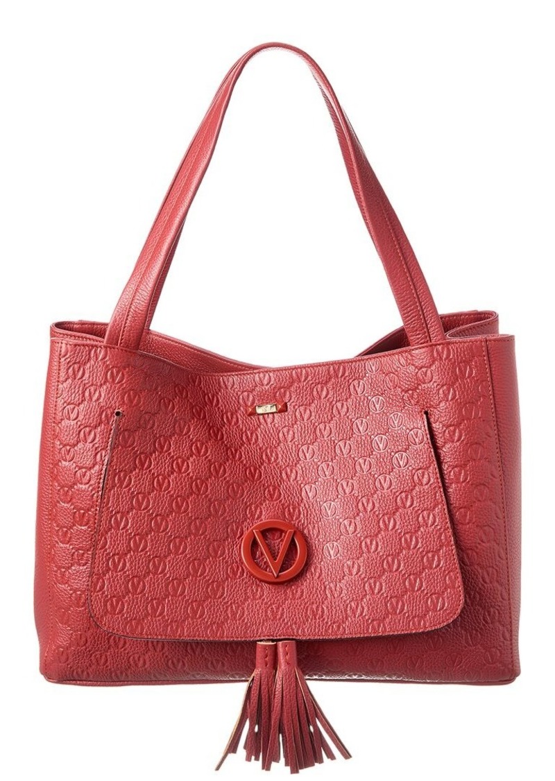 Valentino by Mario Valentino Ollie Dollaro Monogram Leather Tote