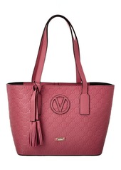 Valentino by Mario Valentino Prince Medallion Leather Tote