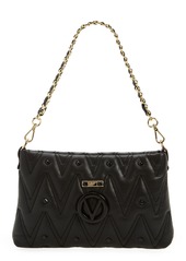 VALENTINO BY MARIO VALENTINO Vanille Diamond Quilted Leather Shoulder Bag in Coral Pink at Nordstrom Rack