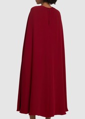 Valentino Cady Couture Cape Midi Dress