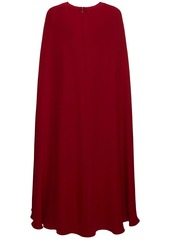 Valentino Cady Couture Cape Midi Dress