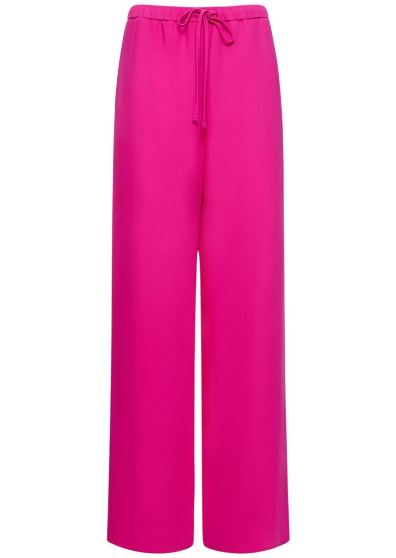 Valentino Cady Couture High Waist Wide Pants