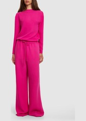 Valentino Cady Couture High Waist Wide Pants