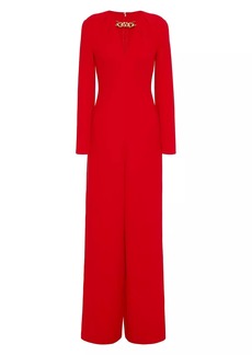 Valentino Cady Couture Vlogo Chain Jumpsuit