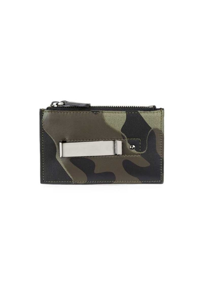 valentino money clip wallet