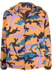 Valentino camouflage hooded jacket