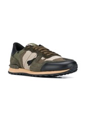 Valentino Rockrunner camouflage-print mesh sneakers