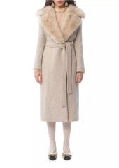 Valentino Coat in Textured Coat