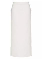 Valentino Compact Drap Midi Skirt