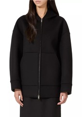 Valentino Compact Drap Peacoat