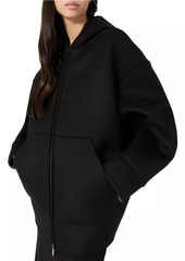 Valentino Compact Drap Peacoat