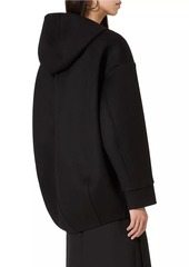 Valentino Compact Drap Peacoat