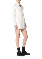 Valentino Compact Drap Peacoat