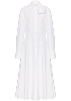 Valentino Compact Popeline midi shirt dress