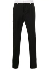 Valentino contrast-panel trousers