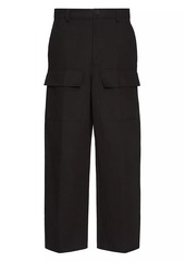 Valentino Cotton Canvas Cargo Pants