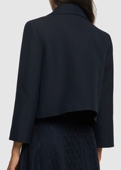 Valentino Crepe Couture Logo Jacket