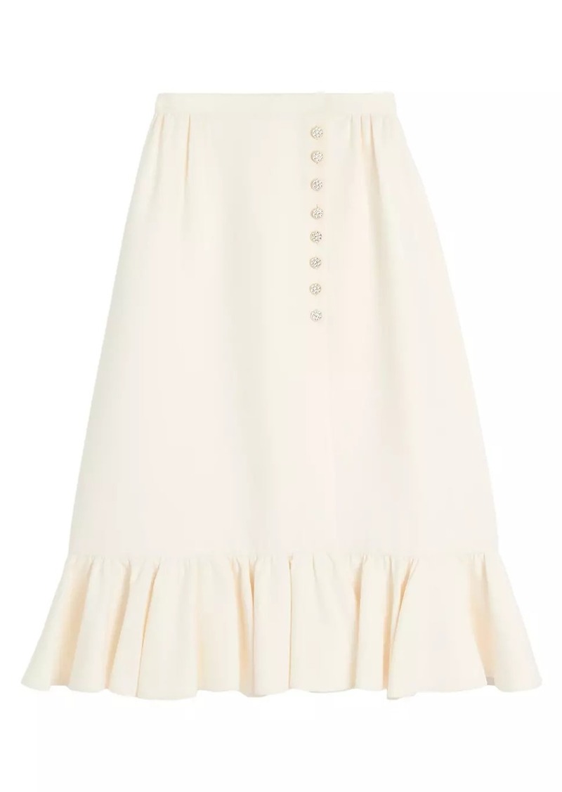 Valentino Crepe Couture Skirt