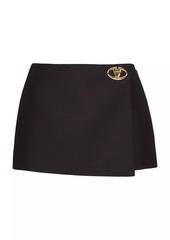 Valentino Crepe Couture Skort