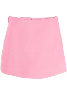 Valentino Crepe Couture wrap-front skort