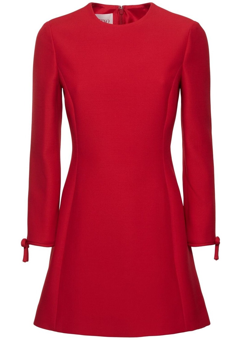 Valentino Crepe Mini Dress