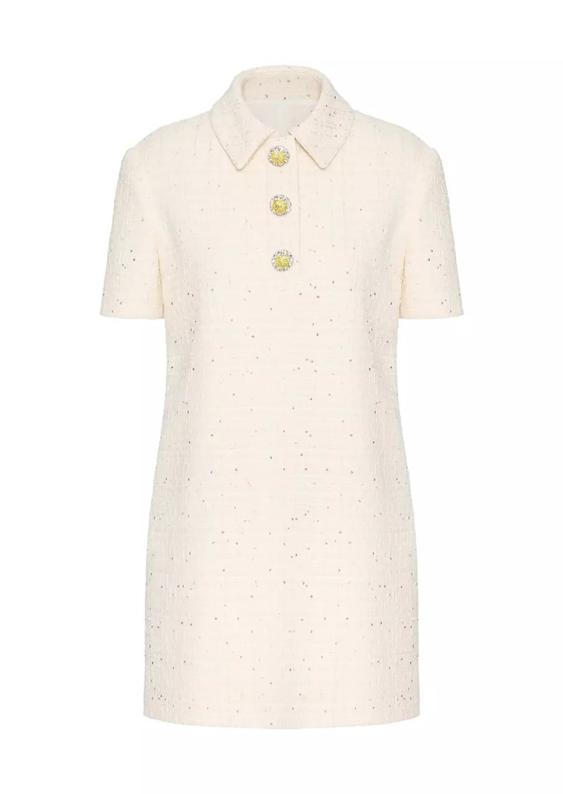 Valentino Delicate Tweed Short Dress