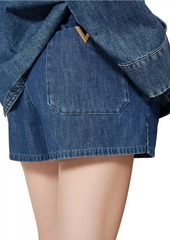 Valentino Denim Chambray Shorts