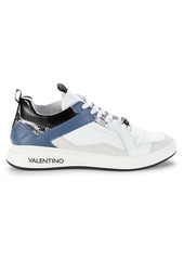 Valentino Donald Sauvage Leather Sneakers