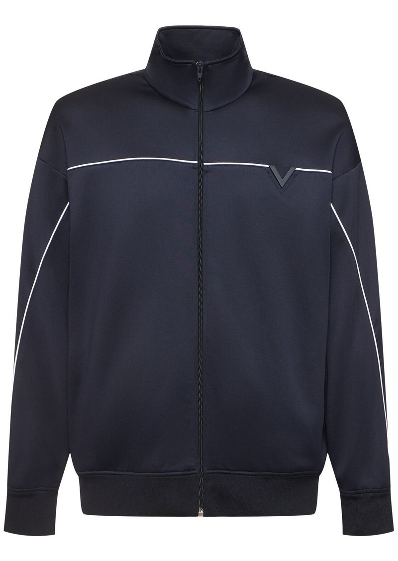 Valentino Double Cotton Blend Jersey Tracksuit