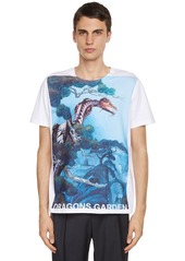 Valentino Dragons Garden Printed Cotton T-shirt