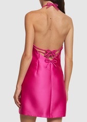 Valentino Duchesse Mini Halter Dress