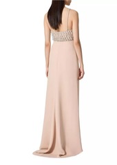 Valentino Embroidered Couture Cady Long Dress