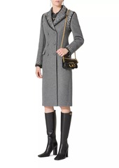 Valentino Embroidered Wool Coat