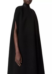 Valentino Fluffy Cashmere Blend Cape