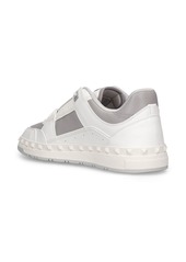Valentino Freedots Leather Low Top Sneakers