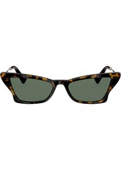 Valentino geometric slim cat eye frame sunglasses