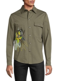 Valentino ​Giubbino Ricamo Embroidery Shirt Jacket