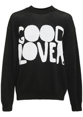 Valentino Good Lovers Jacquard Wool Sweater