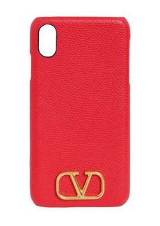 Valentino Grained Leather Iphone Xs Max Case