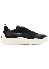 Valentino Gum Boy Leather & Suede Low Top Sneakers