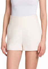 Valentino High-Waisted Crepe Couture Shorts