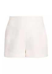 Valentino High-Waisted Crepe Couture Shorts