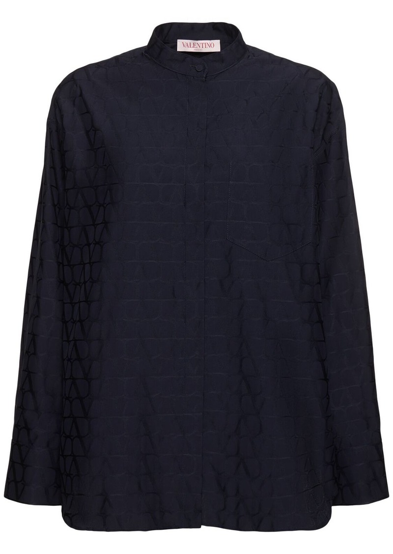 Valentino Iconographe Cotton Poplin Shirt