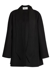 Valentino Intarsia V Scarf Wool & Cashmere Jacket