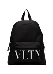 Valentino large logo print backpack