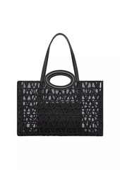 Valentino Le Troisieme Embroidered Shopping Bag